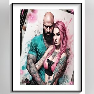 Ladyilly Luxx Framed Wall Art 8.5"×11"